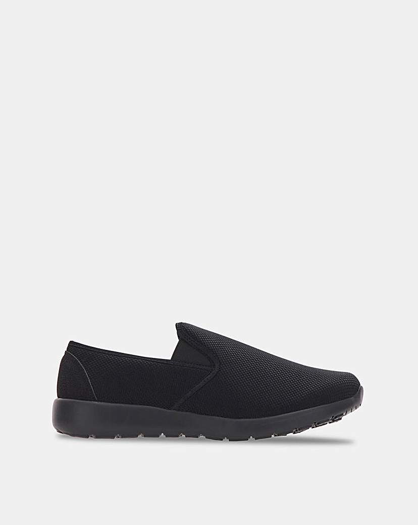 Hatton Slip On Trainer Wide Fit