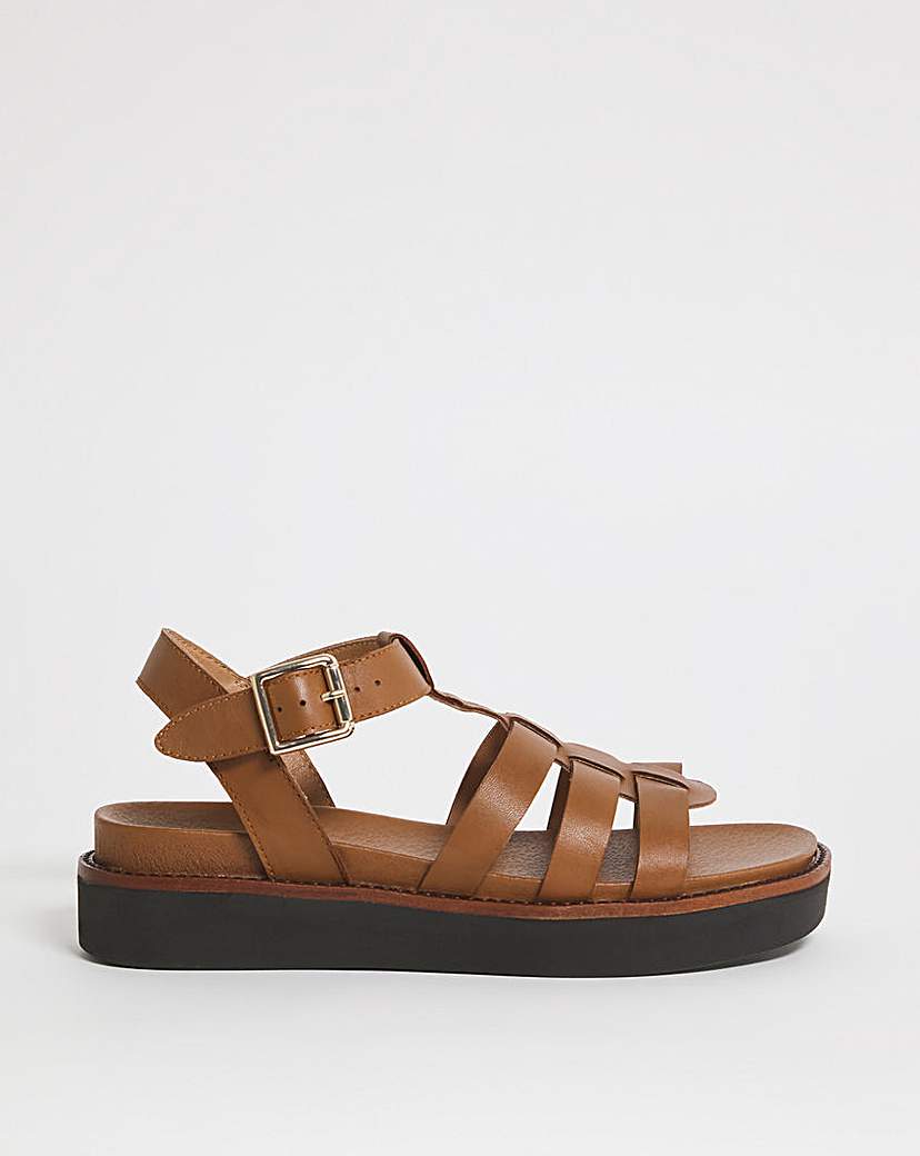 Leather Fisherman Sandal EEE Fit