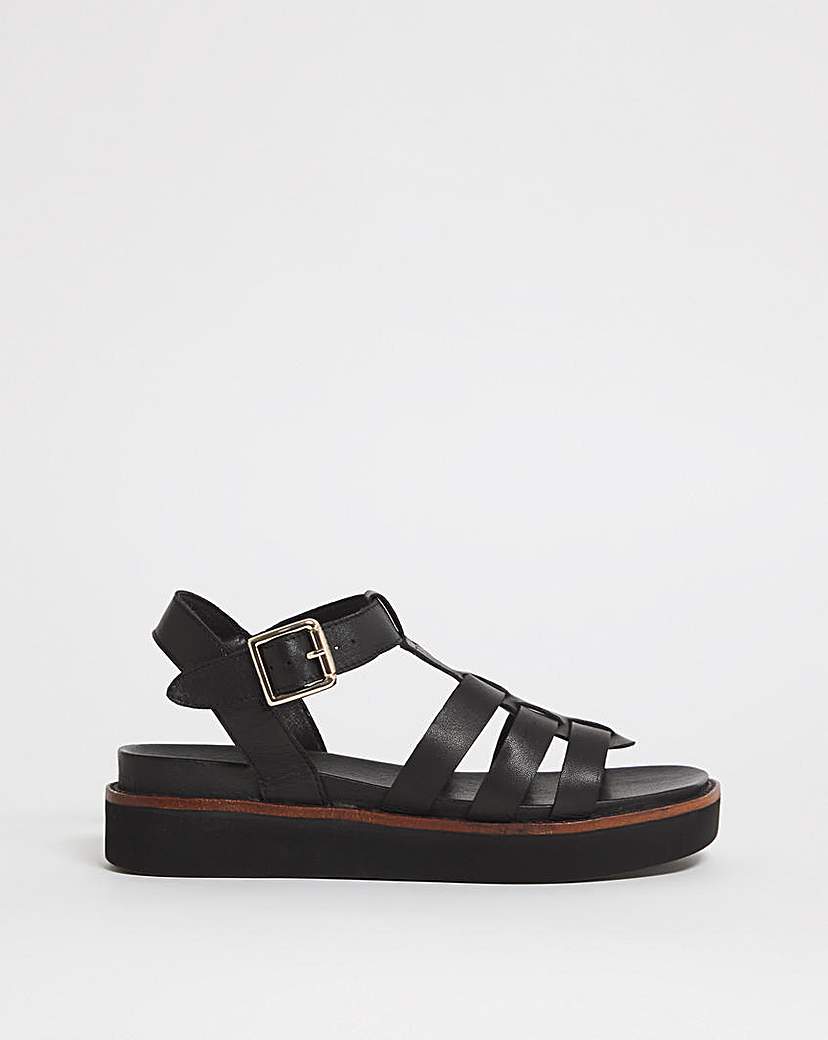 Leather Fisherman Sandal EEE Fit