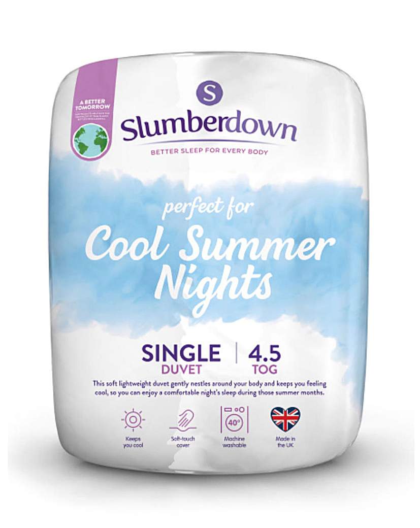 Slumberdown Summer Cool 4.5 Tog Duvet