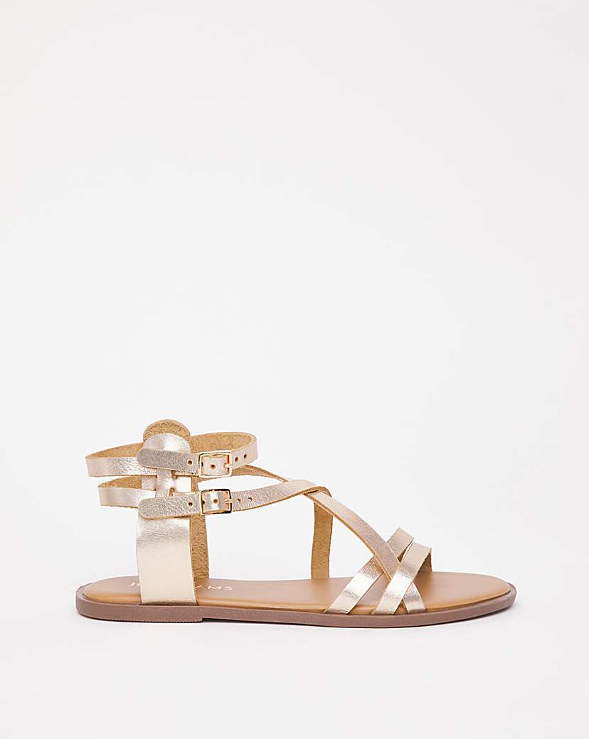 Leather Gladiator Sandal E Fit