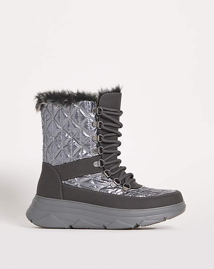 Lace Front Snow Boots E Fit