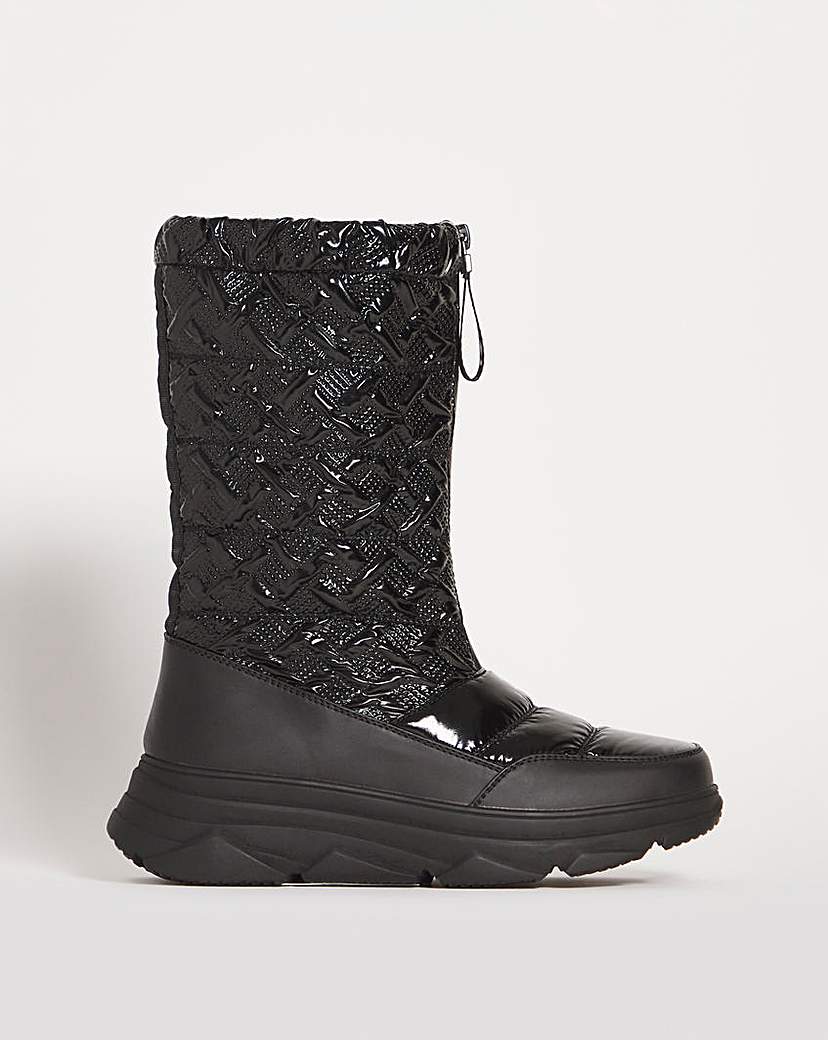 Front Zip Snow Boots EEE Fit