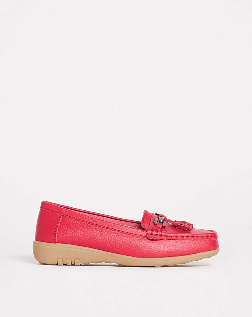 Leather Tassle Loafer EEE Fit