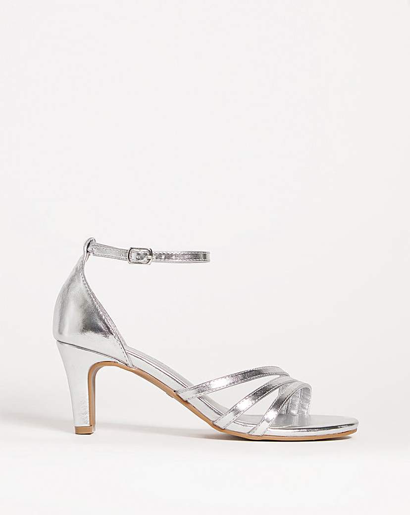 Court Heeled Sandal EEE Fit
