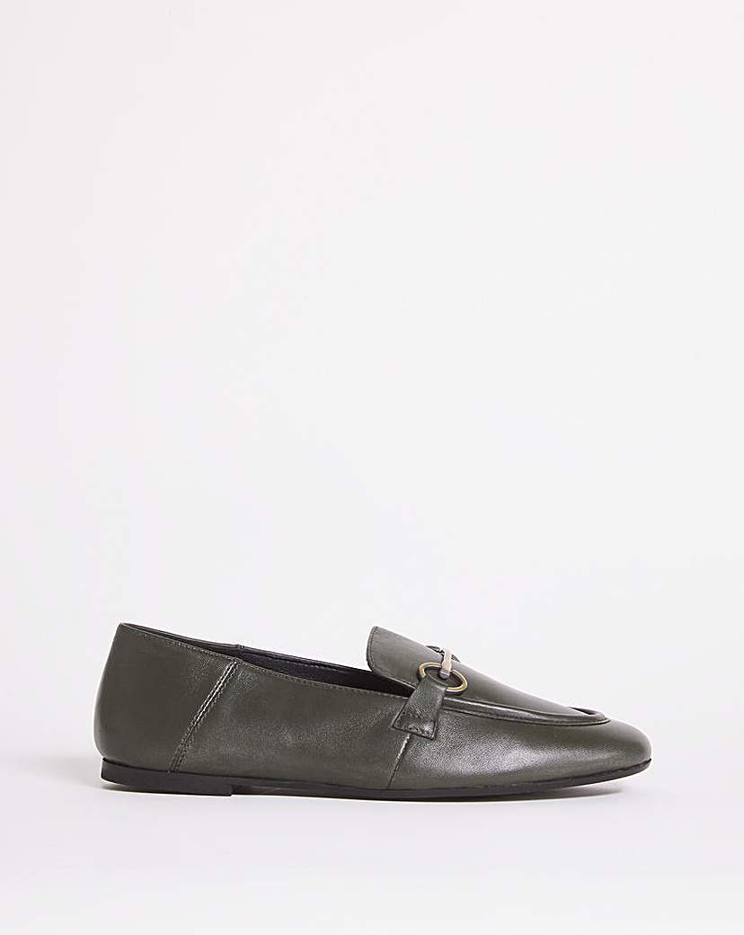 Leather Bar Loafer E Fit