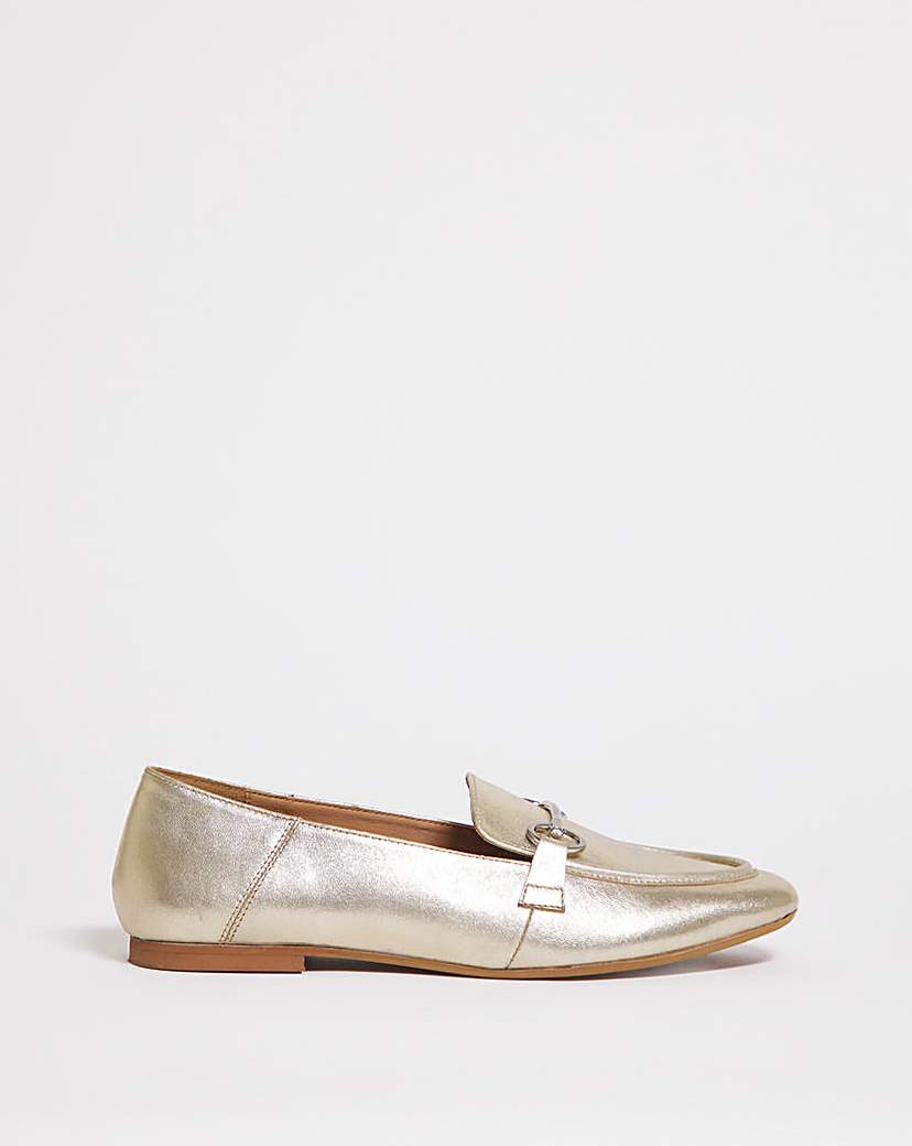 Leather Bar Loafer EEE Fit