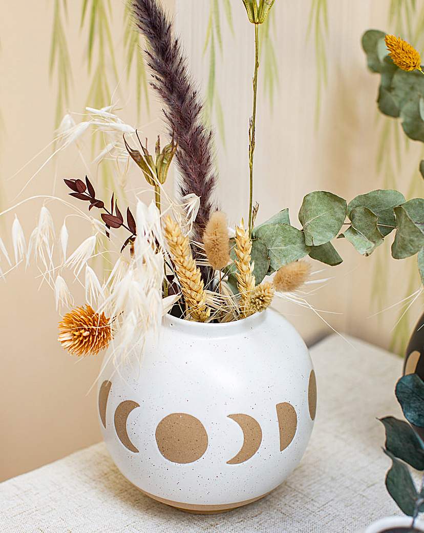 Image of Moon Phases Vase Large White