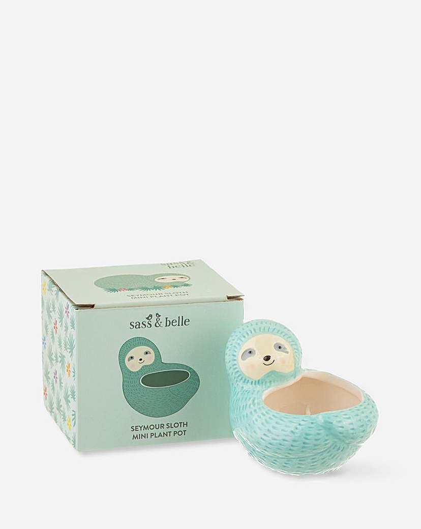 Image of Sass And Belle Seymour Sloth Planter