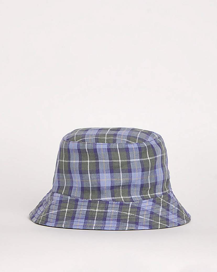 Reversible Bucket Hat - Navy/Check