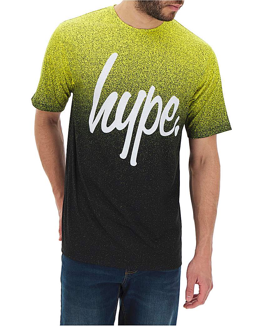 Image of Hype Neon Speckle Fade T-Shirt Long