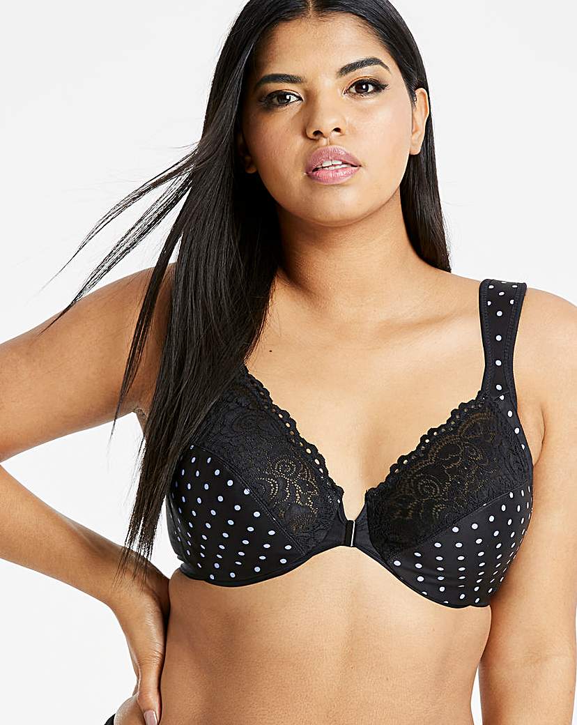 Image of Glamorise Elegance Black/Lilac Bra