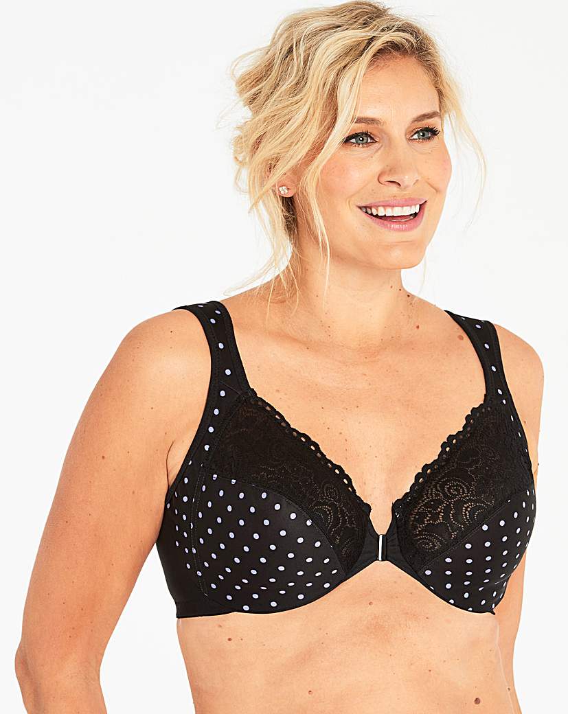 Image of Glamorise Elegance Black/Lilac Bra