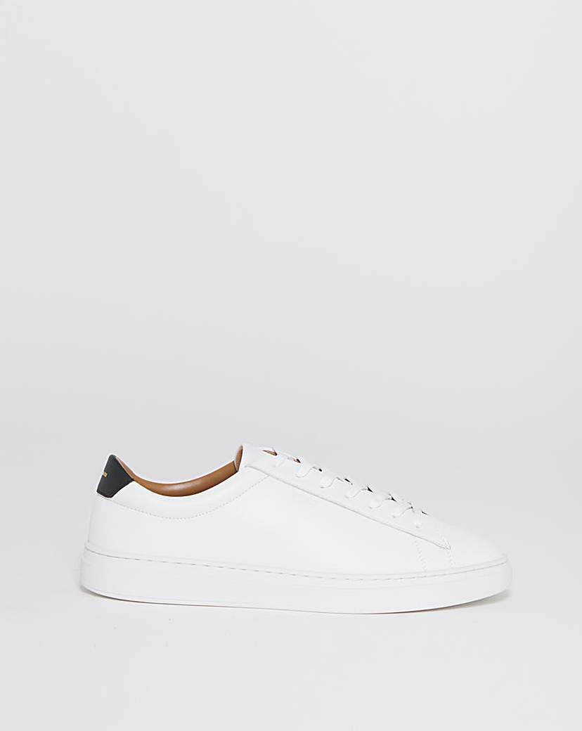 New In - Boss Kieran Leather Trainers - White