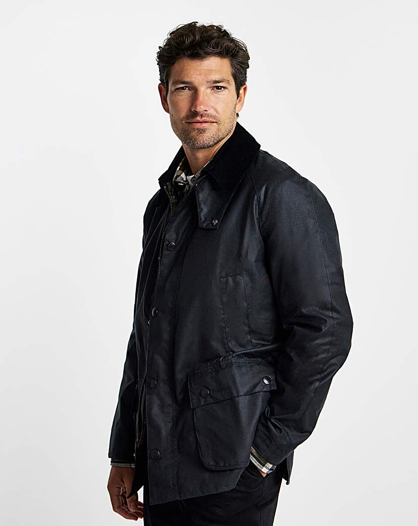 New In - Barbour Ashby Wax Jacket - Navy