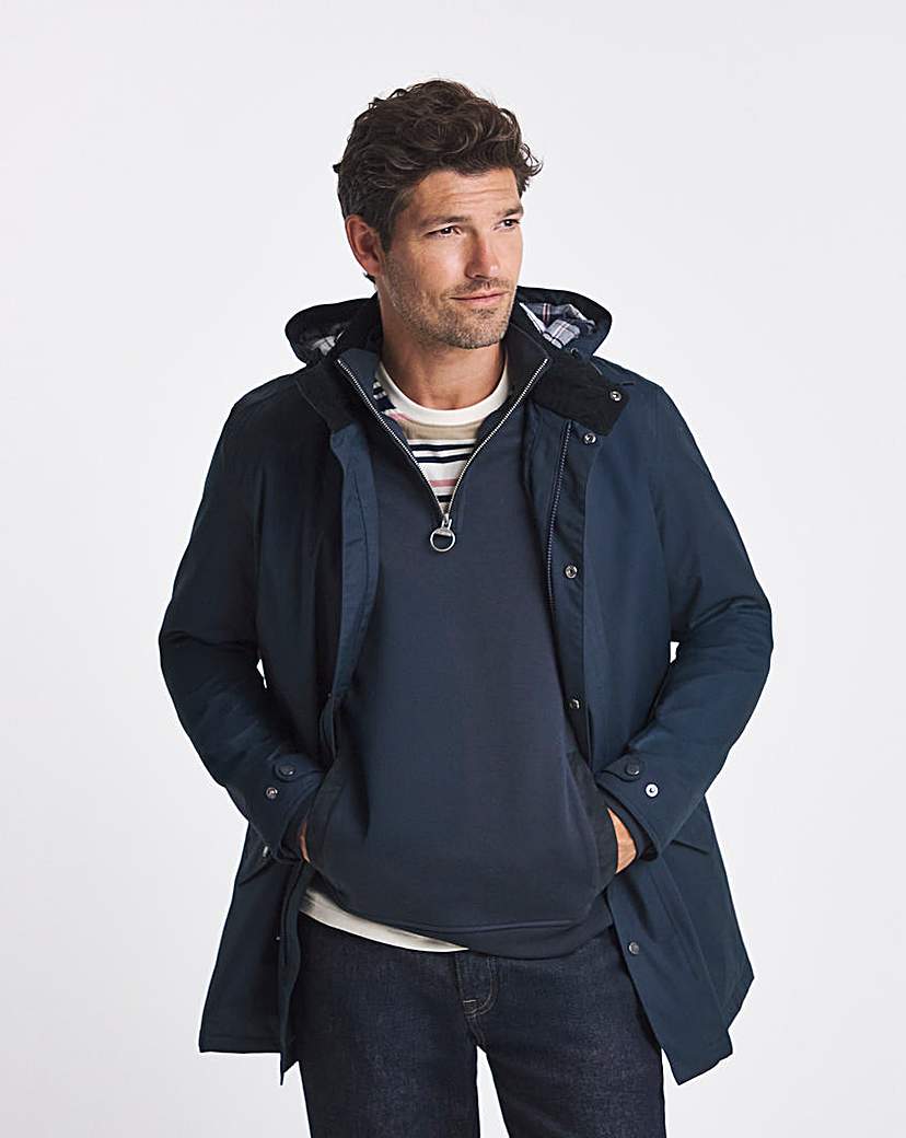 New In - Barbour Chelsea Waterproof Mac - Navy