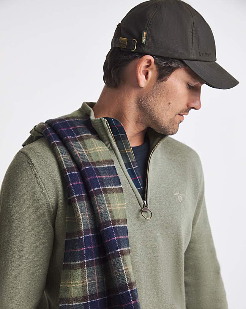 Barbour Cotton 1/2 Zip Knitted Jumper