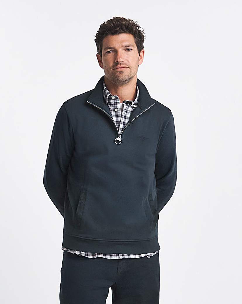 New In - Barbour Interlock 1/2 Zip Sweatshirt
