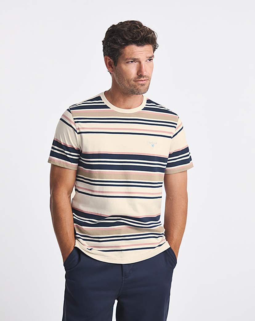 New In - Barbour Aickmen Tailored Striped T-Shirt