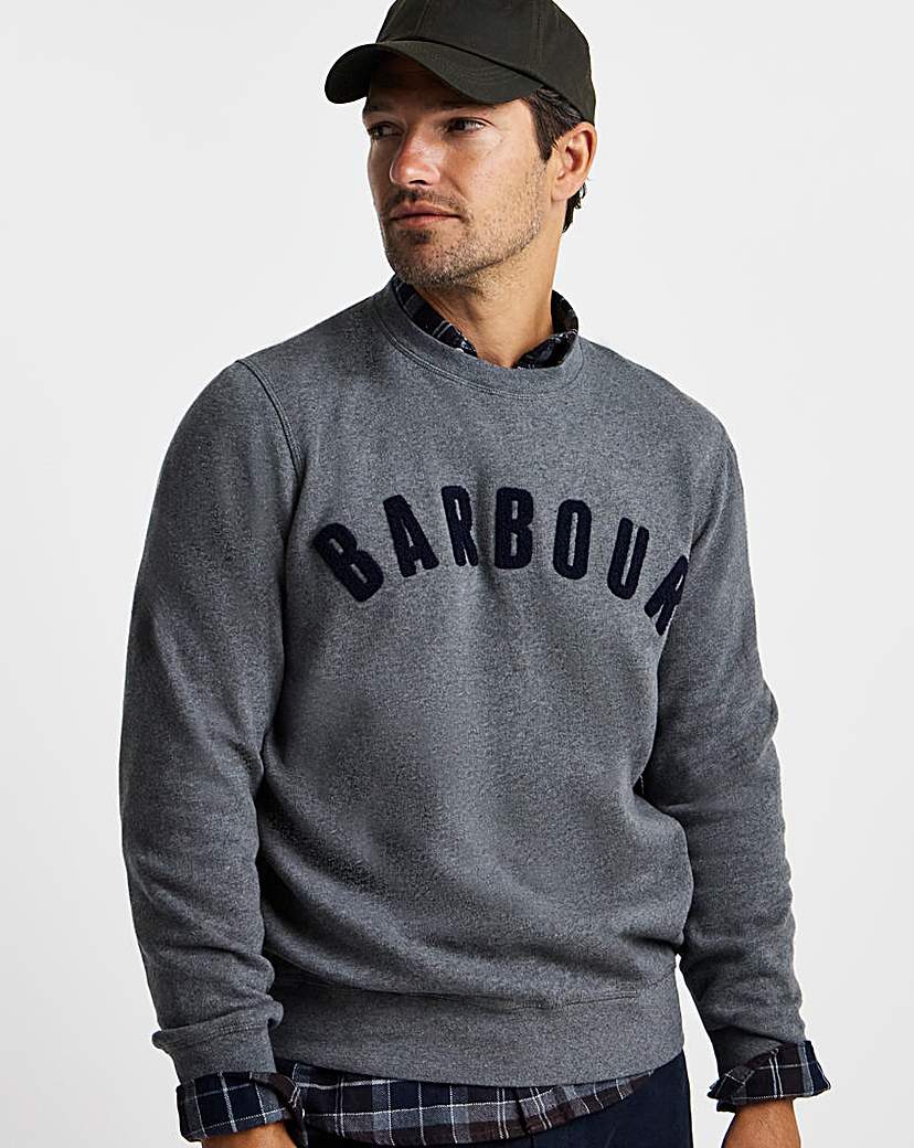 New In - Barbour Prep Logo Crew Neck Sweatshirt