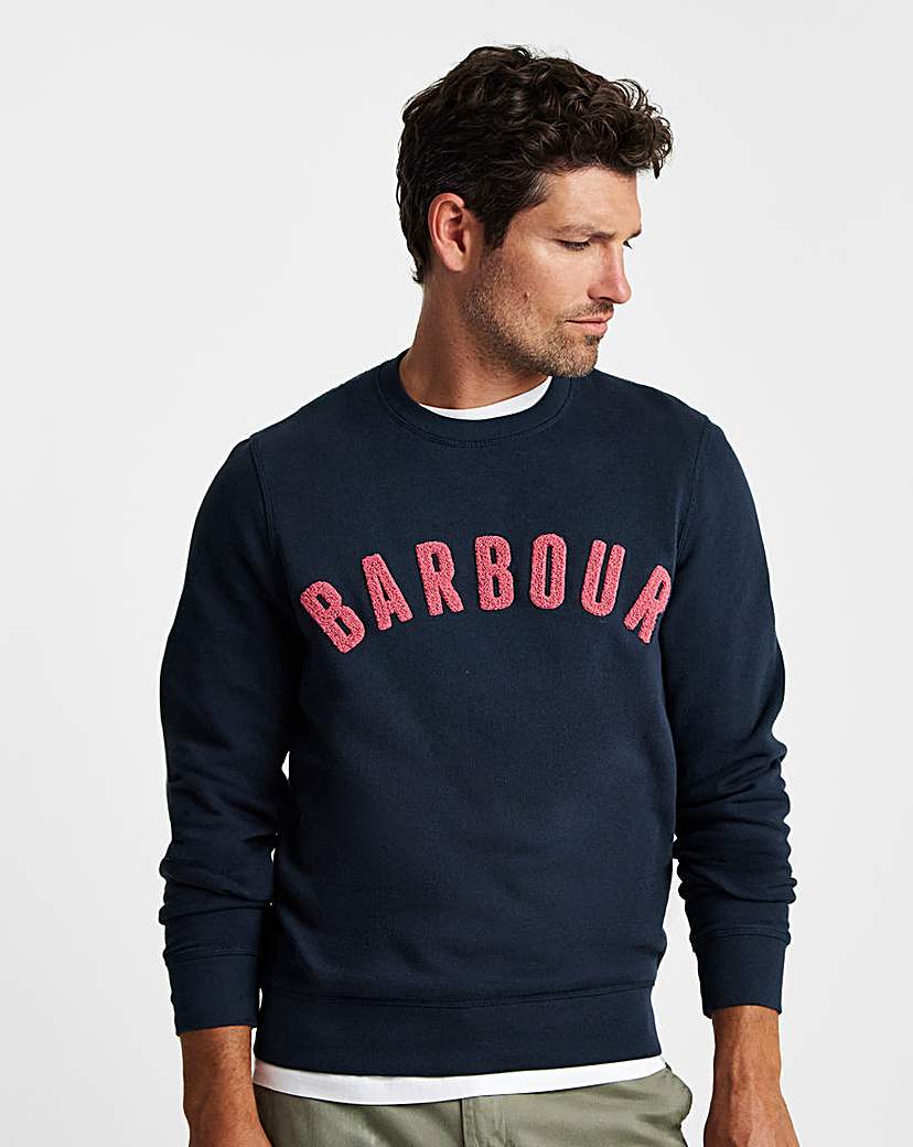 New In - Barbour Prep Logo Crew Neck Sweatshirt