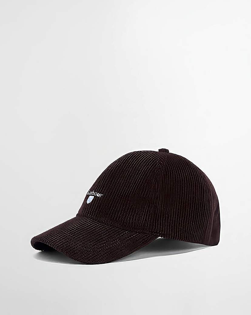 New In - Barbour Preston Cord Cap - Brown
