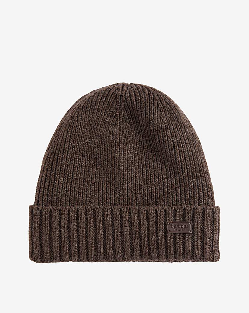 New In - Barbour Carlton Beanie Hat - Brown