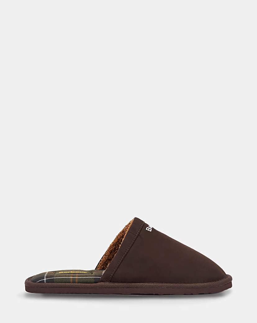 New In - Barbour Everitt Mule Slipper - Brown