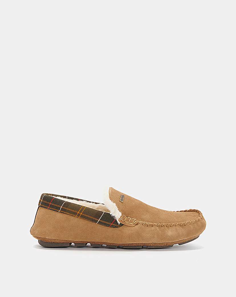 New In - Barbour Monty Moccasin Slipper - Camel