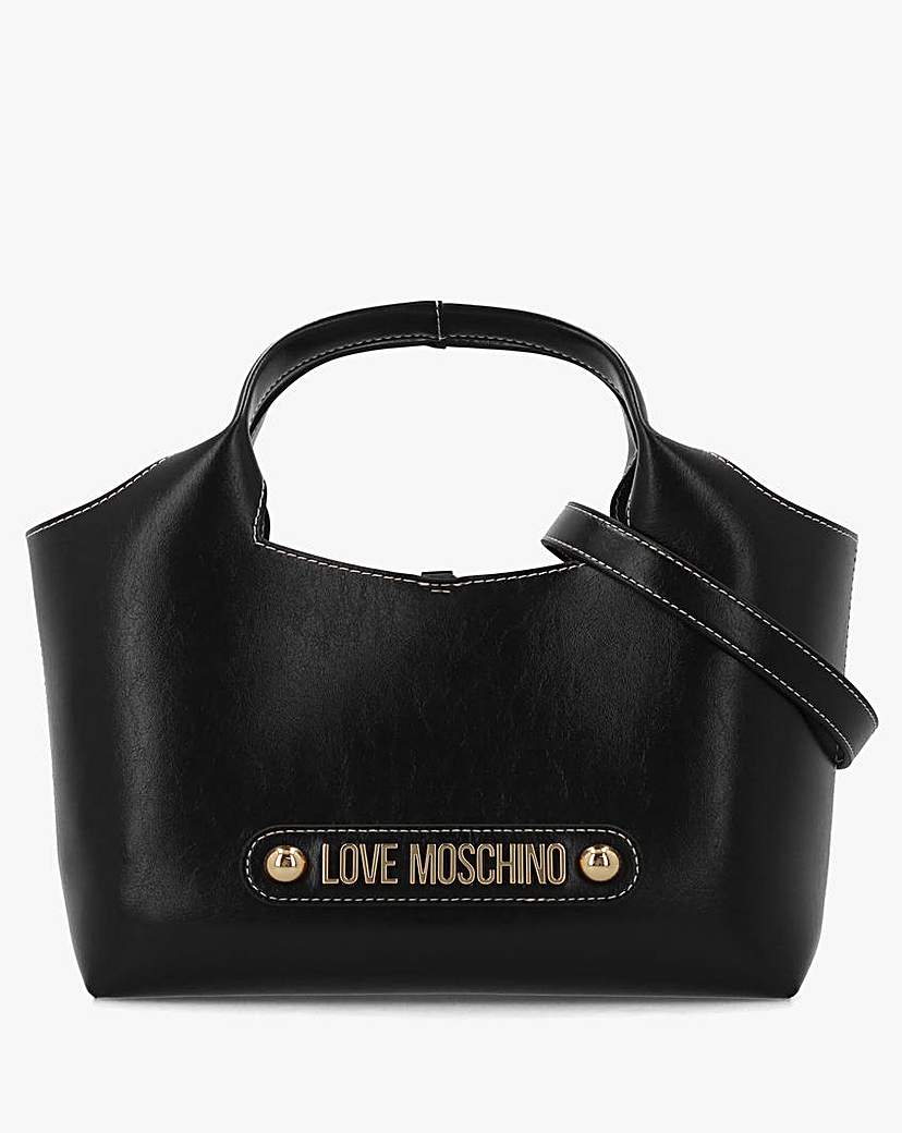 Love Moschino Maxi Black Shopper Bag Black …
