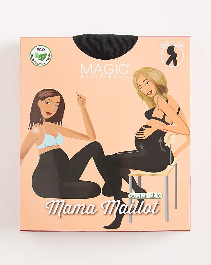Magic Bodyfashion Mama Maternity Tights - Black