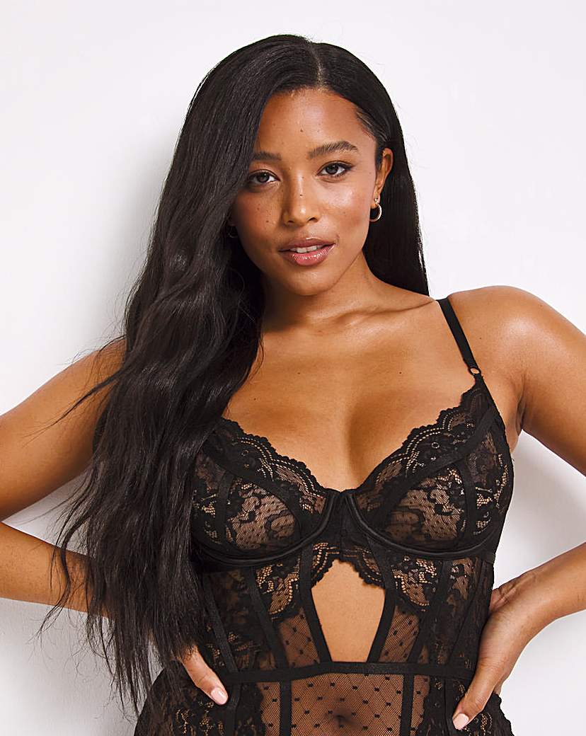 Ann Summers Sweetheart Babydoll Black