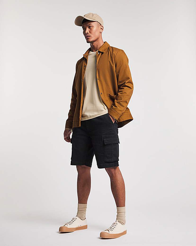 Axel Mid Length Cargo Denim Short