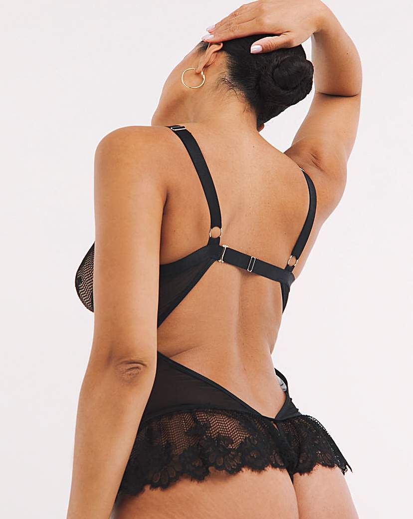Ann Summers Bridgette Teddy Black