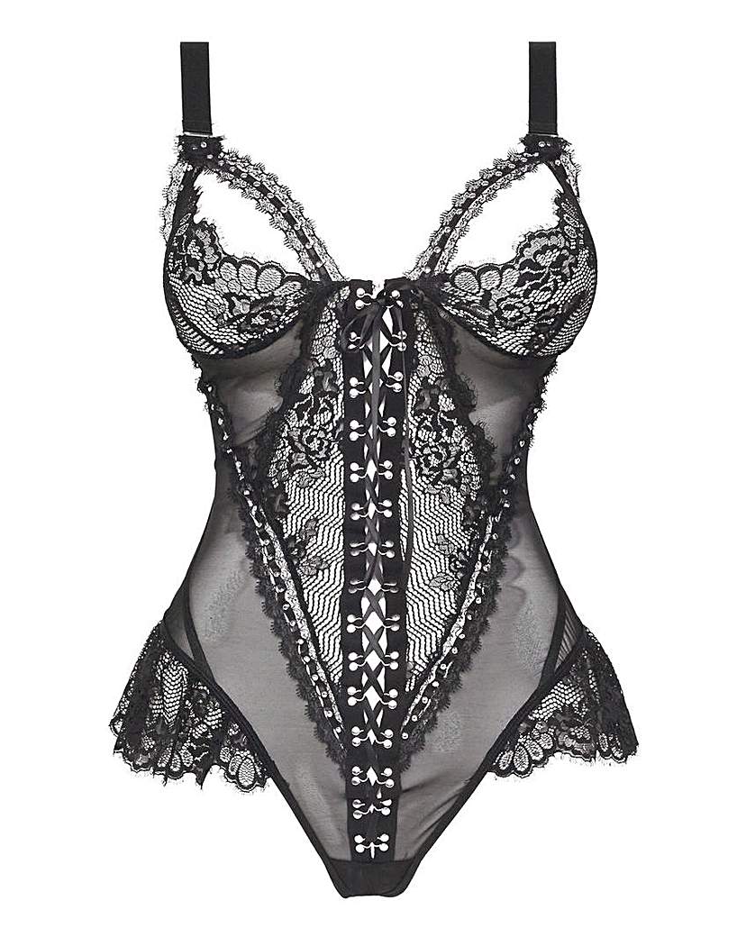 Ann Summers Bridgette Teddy Black