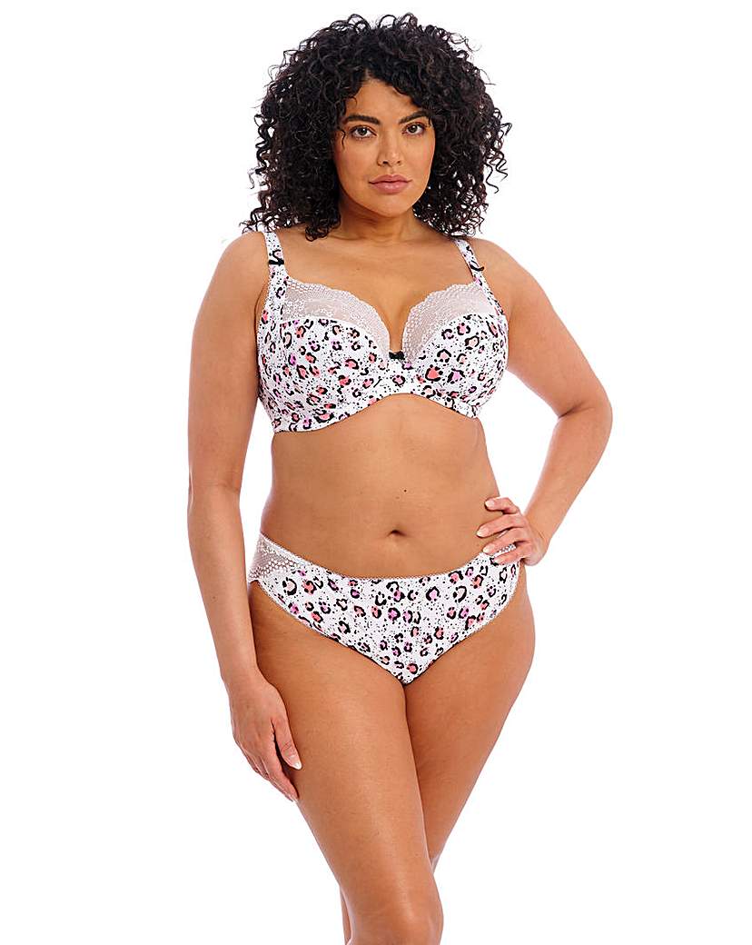 Elomi Lucie Printed Plunge Bra Rumble