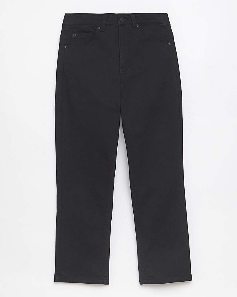 Black 24/7 Slim Crop Jeans