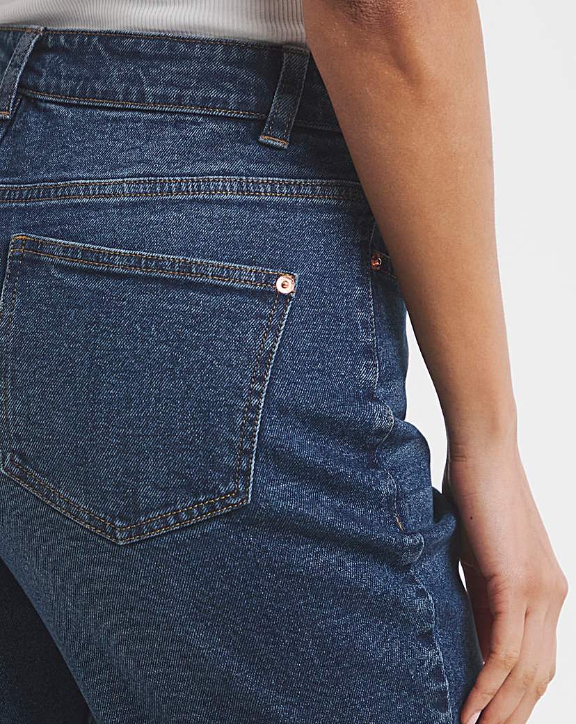 SBE Indigo Relaxed Straight Jeans