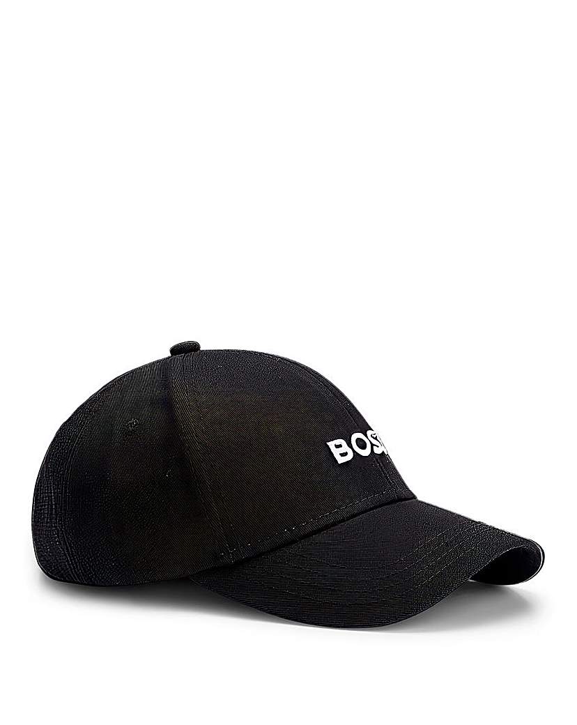 Boss Cotton Twill Logo Cap in Black