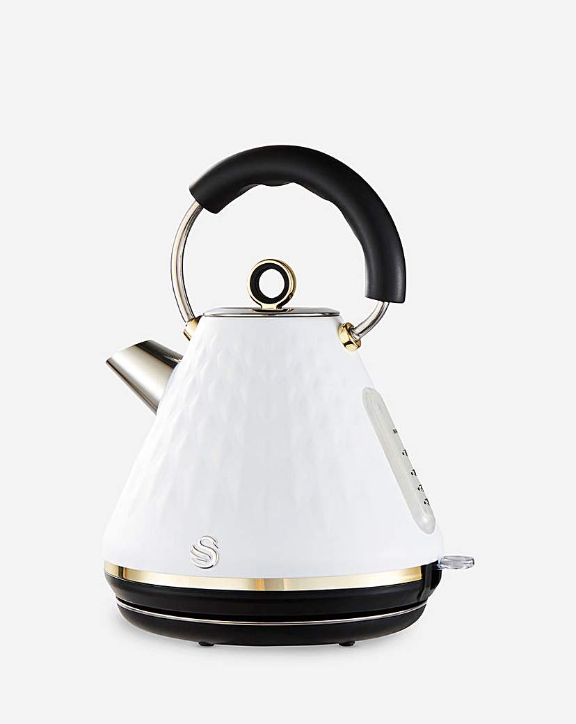 Image of Swan Gatsby 1.7Litre White Kettle