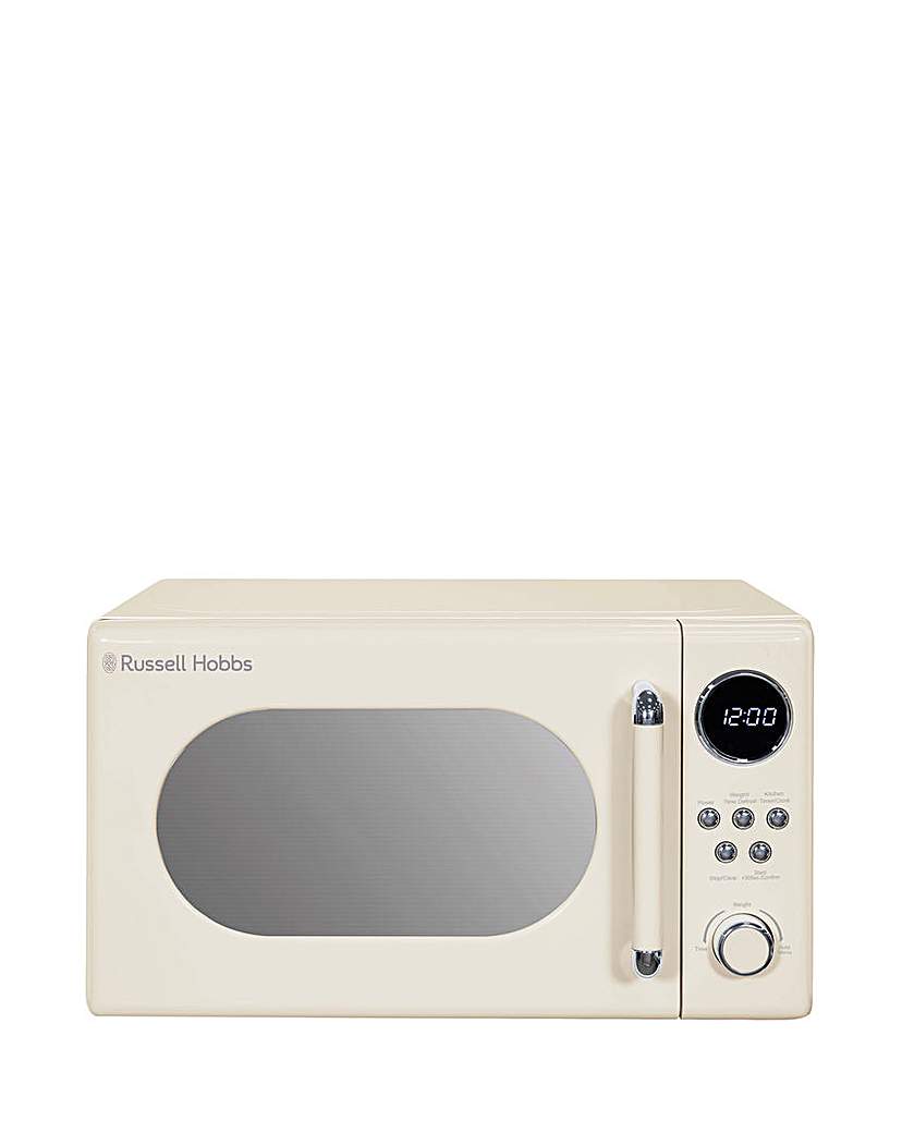 Russell Hobbs Cream Digital Microwave