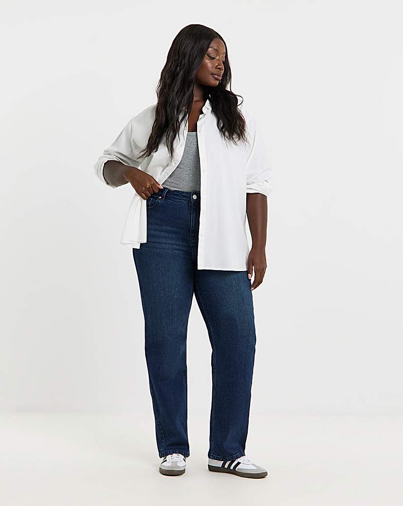 New In - Indigo Relaxed Straight Leg Jeans