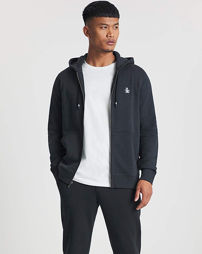 Original Penguin Pinpoint Zip Sweatshirt