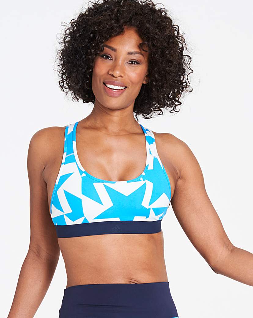 Image of adidas Medium Support Printed Bra