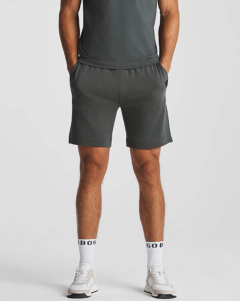 BOSS Dark Green Casual Jersey Short