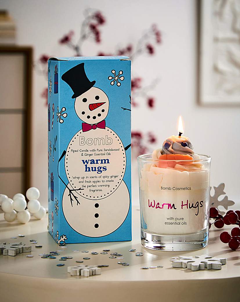 Bomb Cosmetics Warm Hugs Snowman Candle