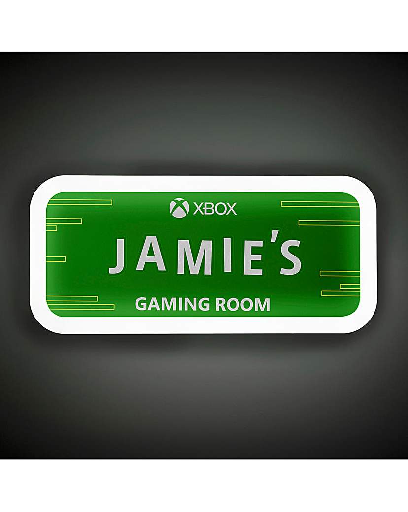 Xbox Light Up Name Sign