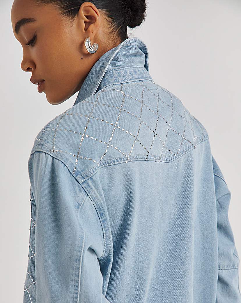 Diamante Shacket Co-Ord