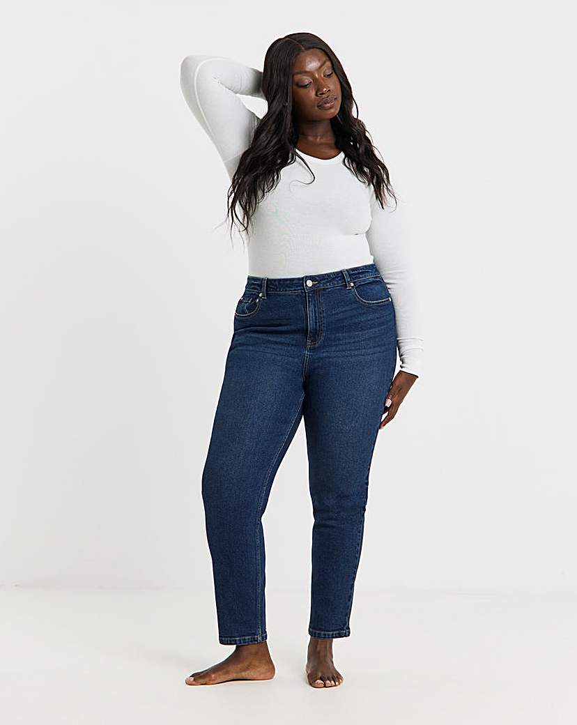 New In - Indigo Slim Straight Jeans