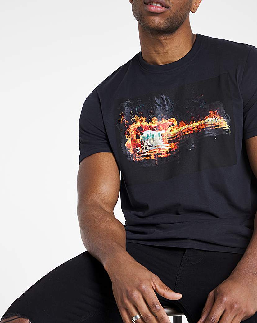 Joe Browns Mens Guitar Waves T-Shirt 